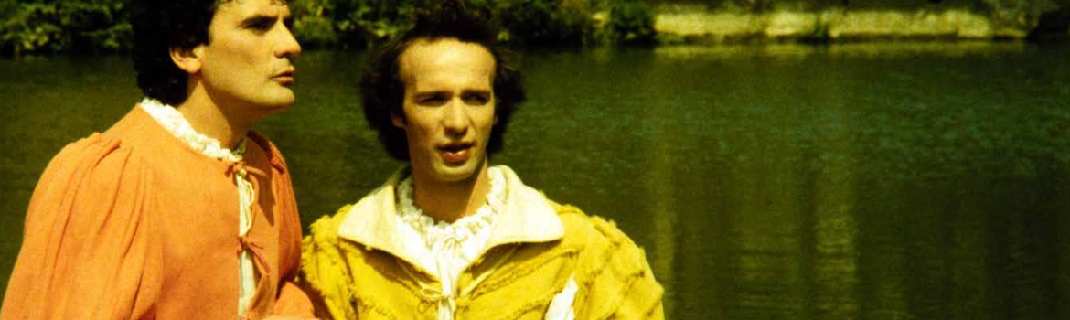 Lago del Pellicone (Parco di Vulci),  Massimo Troisi e Roberto Benigni in Non ci resta che piangere  ARCHIVIO FOTOGRAFICO - CINETECA NAZIONALE  CENTRO SPERIMENTALE DI CINEMATOGRAFIA